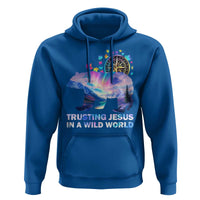 VBS 2025 Adventure Bear Hoodie Trusting Jesus In A Wild World Northen Lights