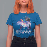 VBS 2025 Adventure Bear T Shirt For Women Trusting Jesus In A Wild World Northen Lights