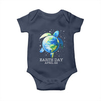 Earth Day Sea Turtle Baby Onesie Restore Earth Save The Planet