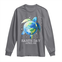 Earth Day Sea Turtle Long Sleeve Shirt Restore Earth Save The Planet