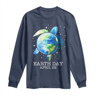 Earth Day Sea Turtle Long Sleeve Shirt Restore Earth Save The Planet
