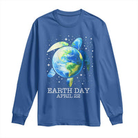 Earth Day Sea Turtle Long Sleeve Shirt Restore Earth Save The Planet