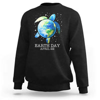 Earth Day Sea Turtle Sweatshirt Restore Earth Save The Planet