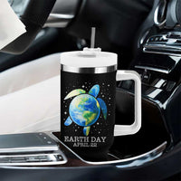 Earth Day Sea Turtle Tumbler With Handle Restore Earth Save The Planet