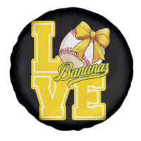 Vintage Banana Coquette Bow Spare Tire Cover LOVE Baseball Fan Sport Lover