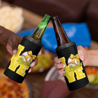 Vintage Banana Coquette Bow 4 in 1 Can Cooler Tumbler LOVE Baseball Fan Sport Lover