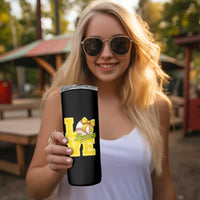 Vintage Banana Coquette Bow Skinny Tumbler LOVE Baseball Fan Sport Lover