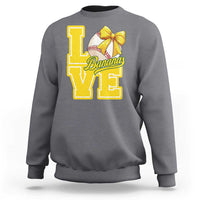 Vintage Banana Coquette Bow Sweatshirt LOVE Baseball Fan Sport Lover