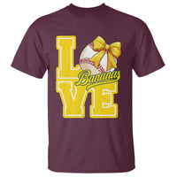 Vintage Banana Coquette Bow T Shirt LOVE Baseball Fan Sport Lover