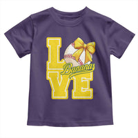 Vintage Banana Coquette Bow Toddler T Shirt LOVE Baseball Fan Sport Lover