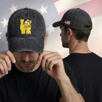 Vintage Banana Coquette Bow Washed Cotton Baseball Cap LOVE Baseball Fan Sport Lover