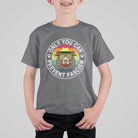 Only You Can Prevent Fascism T Shirt For Kid Protect National Parks Bear Resist
