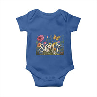 Funny 8647 Subtle Sarcasm Baby Onesie Floral Boho Style