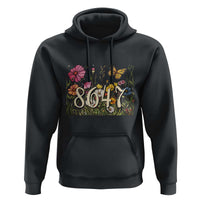 Funny 8647 Subtle Sarcasm Hoodie Floral Boho Style