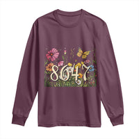 Funny 8647 Subtle Sarcasm Long Sleeve Shirt Floral Boho Style