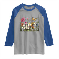 Funny 8647 Subtle Sarcasm Raglan Shirt Floral Boho Style