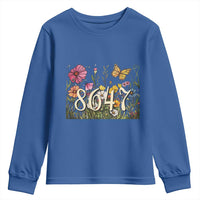 Funny 8647 Subtle Sarcasm Youth Sweatshirt Floral Boho Style