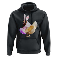Funny Chicken Bunny Hoodie Happy Easter Eggs Farm