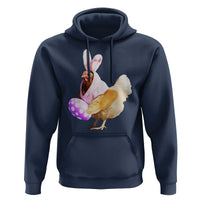 Funny Chicken Bunny Hoodie Happy Easter Eggs Farm