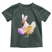 Funny Chicken Bunny Toddler T Shirt Happy Easter Eggs Farm