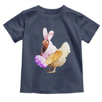 Funny Chicken Bunny Toddler T Shirt Happy Easter Eggs Farm