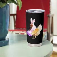 Funny Chicken Bunny Tumbler Cup Happy Easter Eggs Farm