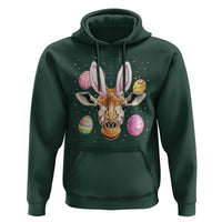 Funny Giraffe Bunny Hoodie Happy Easter Day Sunday