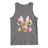 Funny Giraffe Bunny Tank Top Happy Easter Day Sunday
