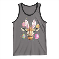 Funny Giraffe Bunny Tank Top Happy Easter Day Sunday