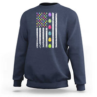 Easter Eggs American Flag Patriotic Sweatshirt Happy Easter Day