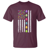Easter Eggs American Flag Patriotic T Shirt Happy Easter Day