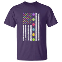 Easter Eggs American Flag Patriotic T Shirt Happy Easter Day