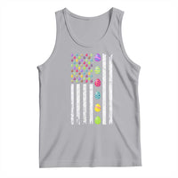 Easter Eggs American Flag Patriotic Tank Top Happy Easter Day