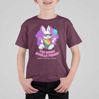 Happy 420 Easter T Shirt For Kid The Bunny Smells Funny