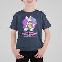 Happy 420 Easter T Shirt For Kid The Bunny Smells Funny