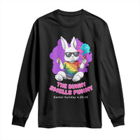 Happy 420 Easter Long Sleeve Shirt The Bunny Smells Funny