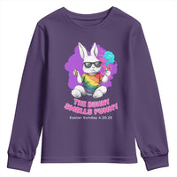 Happy 420 Easter Youth Sweatshirt The Bunny Smells Funny