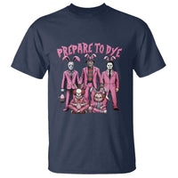 Prepare to Groovy Dye Funny Bunny Easter T Shirt Horror Dyeing Eggs