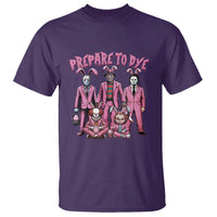 Prepare to Groovy Dye Funny Bunny Easter T Shirt Horror Dyeing Eggs