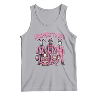 Prepare to Groovy Dye Funny Bunny Easter Tank Top Horror Dyeing Eggs