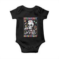 Emergency Department Skeleton Nurse Easter Baby Onesie ER Nursing Room
