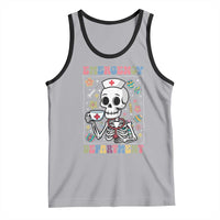 Emergency Department Skeleton Nurse Easter Tank Top ER Nursing Room