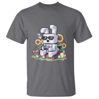 Pixel Art Gamer Bunny Easter T Shirt Cool Retro Gaming Vibes