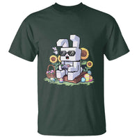 Pixel Art Gamer Bunny Easter T Shirt Cool Retro Gaming Vibes