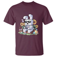 Pixel Art Gamer Bunny Easter T Shirt Cool Retro Gaming Vibes