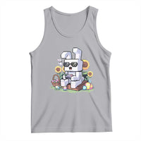 Pixel Art Gamer Bunny Easter Tank Top Cool Retro Gaming Vibes