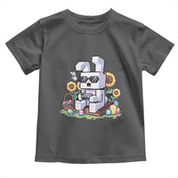 Pixel Art Gamer Bunny Easter Toddler T Shirt Cool Retro Gaming Vibes