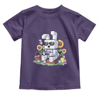 Pixel Art Gamer Bunny Easter Toddler T Shirt Cool Retro Gaming Vibes