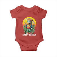 Happy 420 Easter Baby Onesie Funny Bunny Smoking Weed TS02