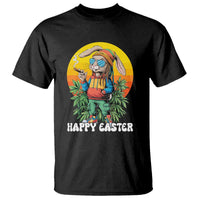 Happy 420 Easter T Shirt Funny Bunny Smoking Weed